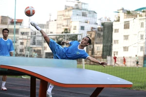 Đội tuyển Teqball Việt Nam tích cực tập luyện cho giải Vô địch thế giới 