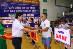 Đồng Nai khai mạc Giải bóng đá nhi đồng cúp Báo Đồng Nai lần thứ 18