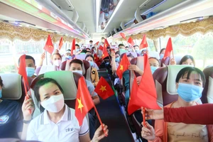 Các y bác sĩ của Quảng Nam đợt này vào hỗ trợ chống dịch tại quận Gò Vấp