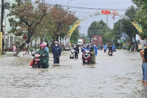 Dự báo bão số 5 sẽ gây mưa lớn, lũ lụt nhiều địa phương của tỉnh Quảng Nam. Ảnh: NGUYỄN CƯỜNG
