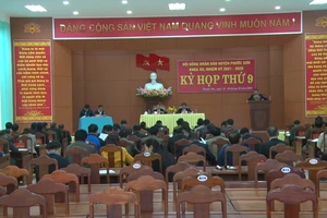 Kỳ họp thứ 9, HĐND huyện Phước Sơn khóa XII