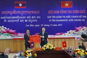 Quảng Trị và Savannakhet tăng cường hợp tác phát triển khu vực biên giới 