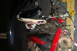 Quảng Trị: 2 xe máy đối đầu, 2 người tử vong 