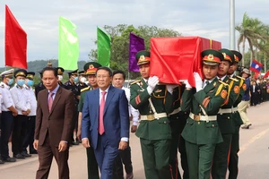 Quảng Trị: Đón nhận 12 hài cốt liệt sĩ hy sinh tại Lào 