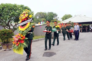 Các liệt sĩ được an táng tại Nghĩa trang Liệt sĩ Quốc gia Đường 9