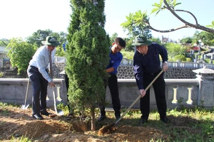 Trồng cây xanh, cải tạo cảnh quan tại các nghĩa trang liệt sĩ quốc gia tỉnh Quảng Trị