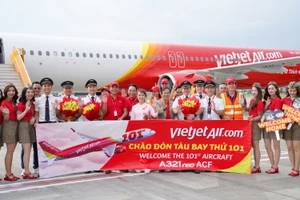 Liên tục nhận máy bay mới, Vietjet đón máy bay thứ 101