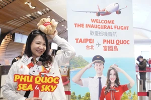 Tưng bừng chào mừng chuyến bay kết nối Phú Quốc với Đài Bắc, Đài Loan