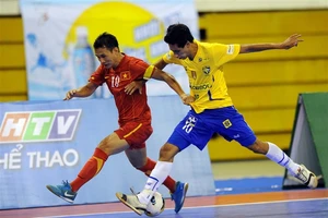 Danh thủ Nguyễn Bảo Quân là đội trưởng của đội tuyển futsal Việt Nam năm 2013. Ảnh: Tư liệu