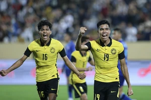 U23 Malaysia ngược dòng đánh bại U23 Thái Lan ở trận ra quân SEA Games 31. ẢNH: DŨNG PHƯƠNG