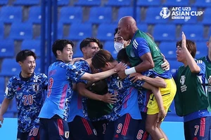 U23 Nhật Bản có chiến thắng chật vật ở trận ra quân vòng chung kết U23 châu Á 2022. ẢNH: AFC