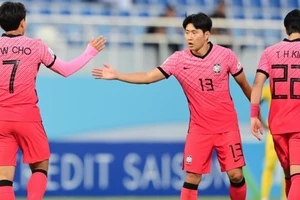 U23 Hàn Quốc đổi địa điểm tập luyện trước khi gặp U23 Việt Nam. ẢNH: AFC