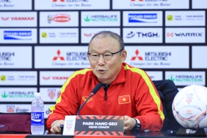 HLV Park Hang-seo đang có thành tích bất bại ở các trận đấu với Malaysia trong 5 năm qua. ẢNH: MINH DÂN