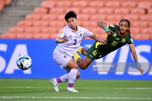 Thái Lan đã không thể giành vé tham dự World Cup nữ 2023. ẢNH: GETTY 