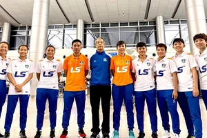 CLB futsal nữ Thái Sơn Nam TPHCM sang Nhật Bản tập huấn, để chuẩn bị cho Giải futsal nữ VĐQG 2023. ẢNH: ANH TRẦN 