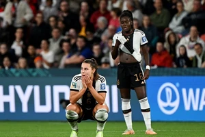 Đội tuyển nữ Đức thất vọng khi dừng bước ở vòng bảng World Cup nữ 2023. ẢNH: GETTY