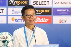 HLV Hoàng Anh Tuấn tự tin vào các học trò trước trận chung kết Giải U23 Đông Nam Á 2023. 