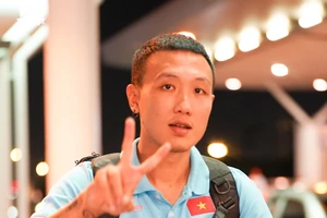Chân sút chủ lực Nguyễn Minh Trí tự tin lên đường sang Mông Cổ tham dự vòng loại Giải futsal châu Á 2024. 
