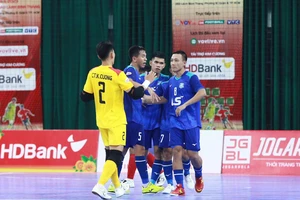 Thái Sơn Nam TPHCM đoạt vé vào bán kết Futsal Cúp quốc gia 2023 với thành tích toàn thắng vòng bảng. 