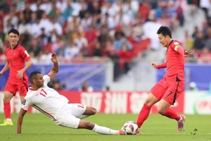 Đội trưởng Son Heung-min ghi bàn, nhưng Hàn Quốc lại chật vật cầm hòa Jordan. ẢNH: NGHĨA HƯNG 