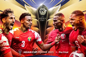 Asian Cup 2023 chính thức hạ màn với trận chung kết giữa Jordan - Qatar. ẢNH: AFC 
