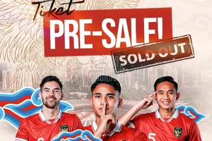 Đợt bán vé online xem trận đấu giữa hai đội tuyển Indonesia và Việt Nam đã bán hết. ẢNH: PSSI 