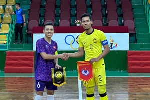 Đội tuyển futsal Việt Nam kết thúc chuỗi trận giao hữu chuẩn bị cho Giải futsal châu Á 2024. ẢNH: FAM 