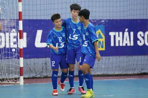 Thái Sơn Nam TPHCM tiếp tục được giá không có đối thủ tại Giải Futsal nữ VĐQG. ẢNH: KIM NGÂN 