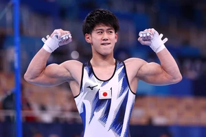 Nam thần Daiki Hashimoto của đội tuyển thể dục dụng cụ Nhật Bản. 