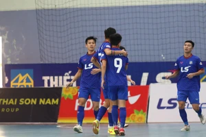 Thái Sơn Bắc giành vị trí á quân tại Giải Futsal VĐQG 2024. ẢNH: ANH TRẦN 