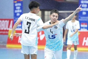 U20 Thái Sơn Nam TPHCM khởi đầu thuận lợi tại Giải Futsal U20 quốc gia 2024. ẢNH: ANH TRẦN 