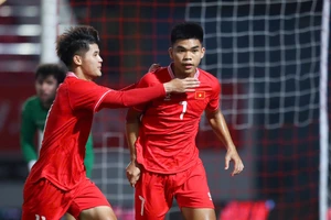 U20 Việt Nam giành chiến thắng thứ 2 tại vòng loại Giải U20 châu Á 2025. ẢNH: MINH HOÀNG 