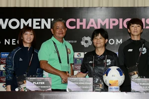 CLB nữ TPHCM đã sẵn sàng cho trận ra quân tại vòng bảng AFC Women's Champions League 2024-2025. ẢNH: DŨNG PHƯƠNG 