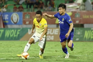 SLNA từng giành chiến thắng ngay tại sân Quy Nhơn của Bình Định tại V-League 2023-2024. 