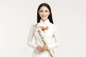 Hà Thu đại diện Việt Nam tham dự Hoa hậu Trái đất 2017