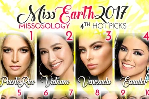 Hà Thu được dự đoán giành vương miện Miss Earth 2017