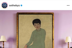Bức tranh “Chân dung cô Phương” của danh hoạ Mai Trung Thứ được gõ búa hơn 3 triệu USD