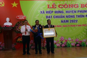 Hậu Giang: 37/51 xã đạt chuẩn nông thôn mới