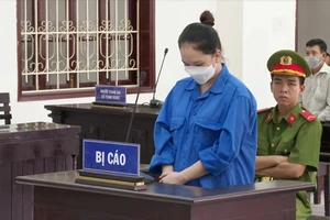 Bị cáo Bùi Kim Châu tại tòa