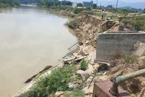 Hồ thủy lợi Ea Ksuy đang xuống cấp, hư hỏng nghiêm trọng