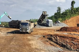 Mỏ đất đắp tại huyện Xuân Lộc, tỉnh Đồng Nai cung cấp cho việc thi công các hạng mục dự án Phan Thiết - Dầu Giây