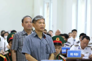 Bị cáo Nguyễn Văn Sơn tại phiên tòa
