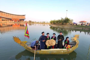 Nhiều không gian sinh hoạt văn hóa quan họ Bắc Ninh được phục hồi góp phần lan tỏa giá trị của di sản. Ảnh: KHIẾU MINH