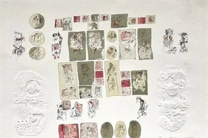 Triển lãm các tác phẩm giấy thủ công của cố họa sĩ Lê Bá Đảng
