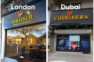 Coinsfera Bitcoin Shop cho phép hoàn tất việc mua và bán bitcoin ở Dubai trong vòng 1 phút. Ảnh: BNN