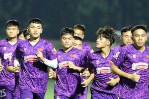 Đội tuyển U23 Việt Nam đã hoàn tất giai đoạn thi đấu tập huấn sau trận gặp U23 Jordan vào rạng sáng 11-4. Ảnh: THANH QUỐC