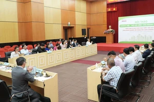 Quang cảnh hội thảo “Thương hiệu - Nội lực mềm cho doanh nghiệp Việt”. Ảnh: HOÀNG HÙNG 