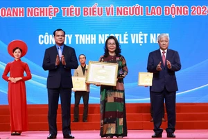 Nestlé Việt Nam được vinh danh doanh nghiệp tiêu biểu vì người lao động