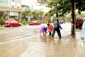 Mưa lớn gây ngập ở Đà Nẵng. Ảnh minh họa