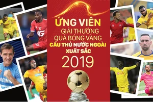 Ứng viên giải thưởng Quả bóng vàng cầu thủ nước ngoài xuất sắc 2019